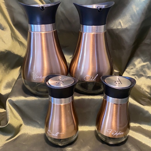 Le Regala 5 Piece Condiment Set NIB - Picture 2 of 6